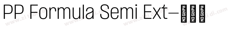 PP Formula Semi Ext字体转换